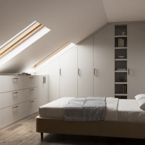 pearl grey egger fitted wardrobes