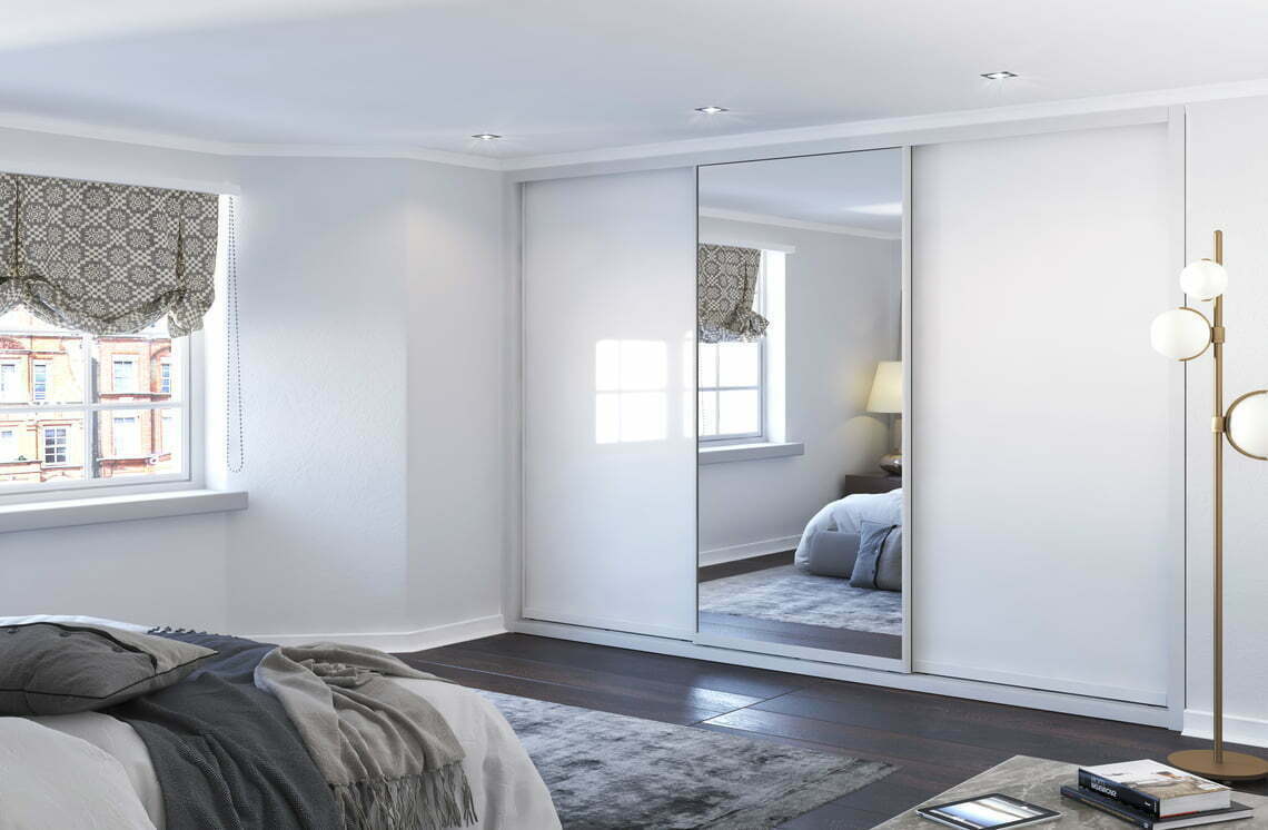Bespoke mirrored wardrobes