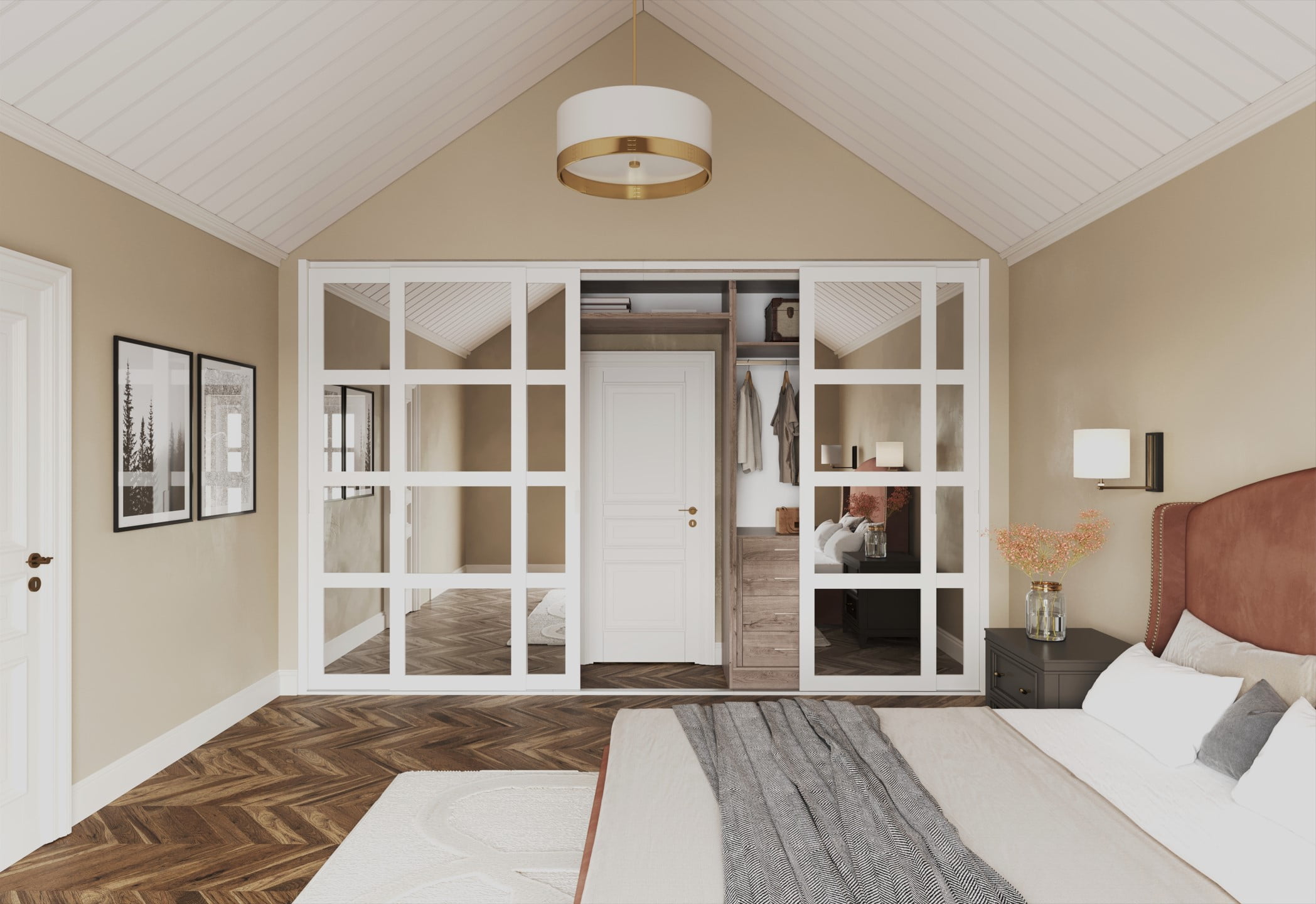 ensuite Sliding door wardrobes