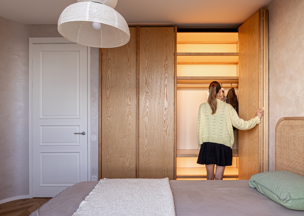 Bespoke fitted wardrobes made from real wood