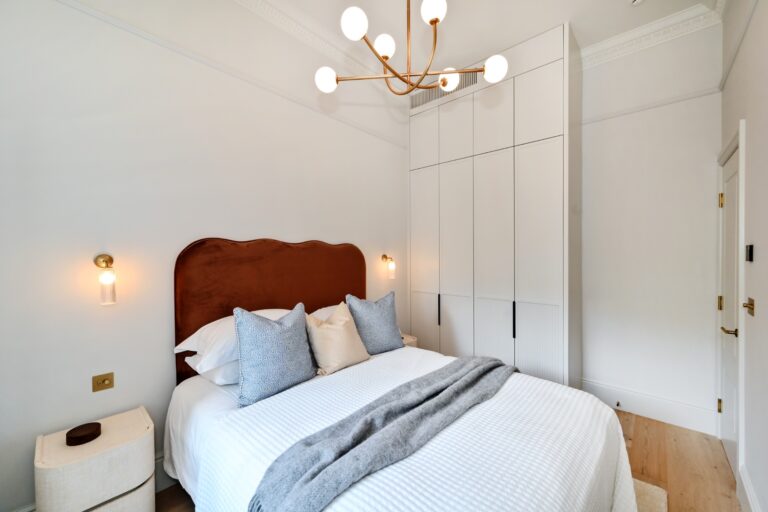 Earl’s Court Curved Fitted Wardrobes with fluted elements | Luxury ...