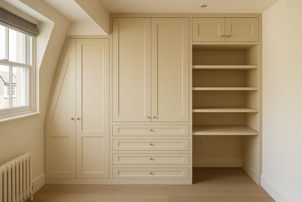warm, creamy beige or soft buttermilk tone
