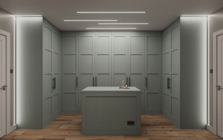 Shaker Style Robe Portfolio of bespoke furniture projects by Urban Wardrobes London
