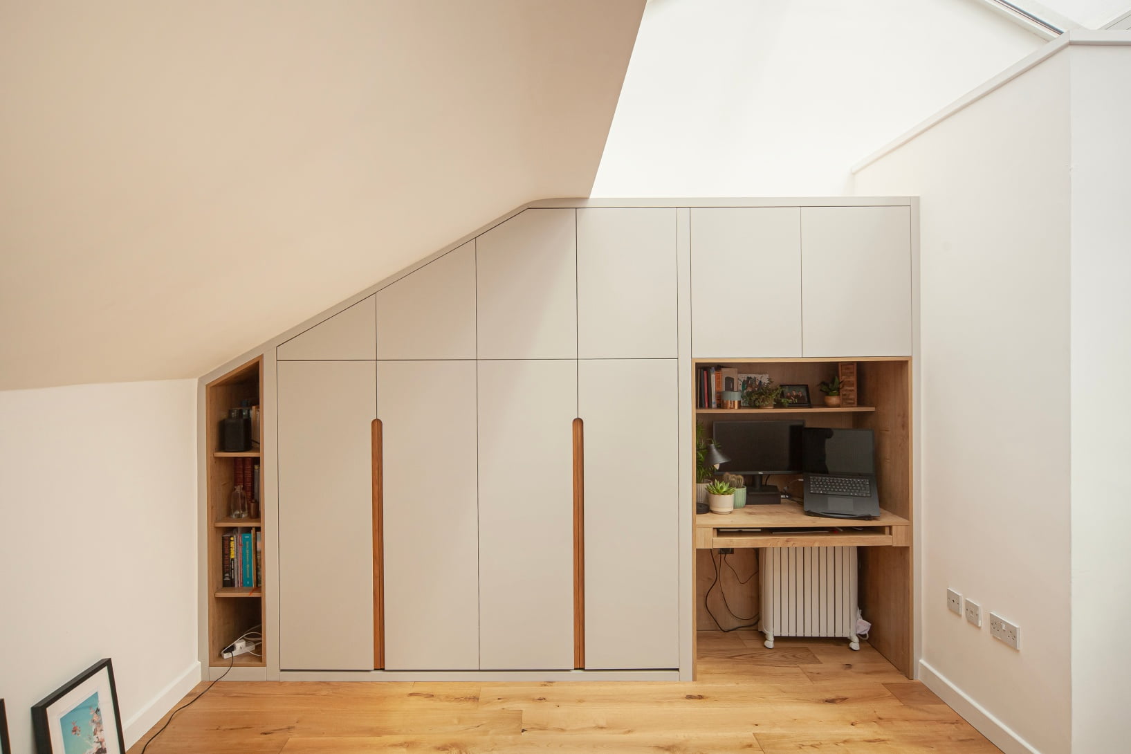 Murphy bed in Scandinavian style