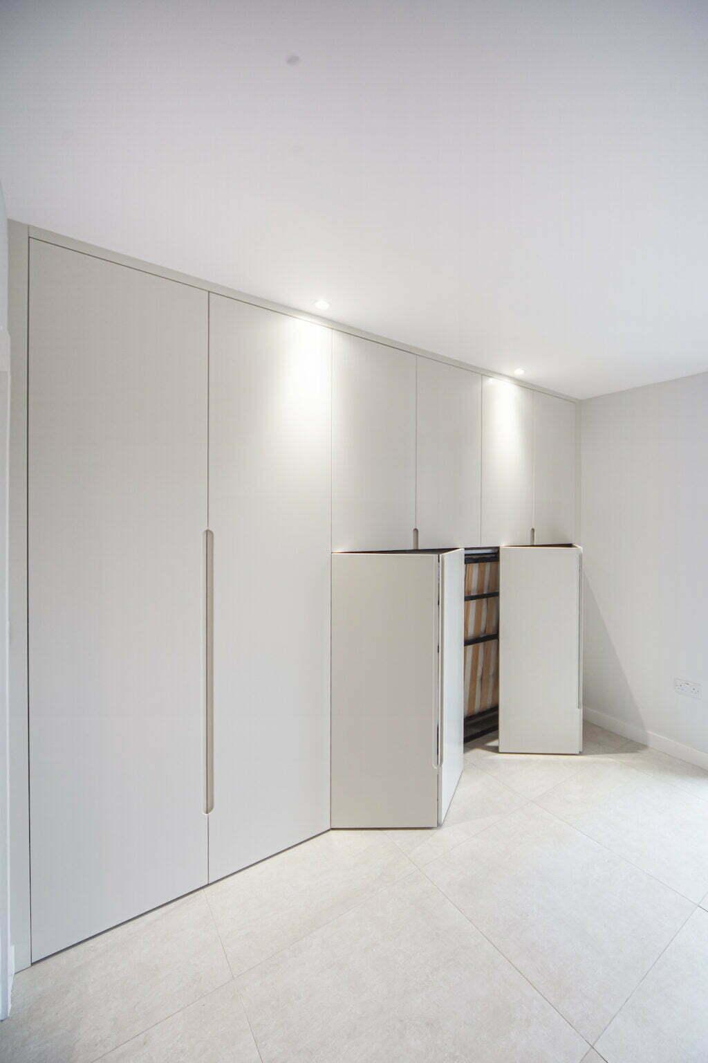 Fully fitted folding wall beds, bespoke Murphy bed