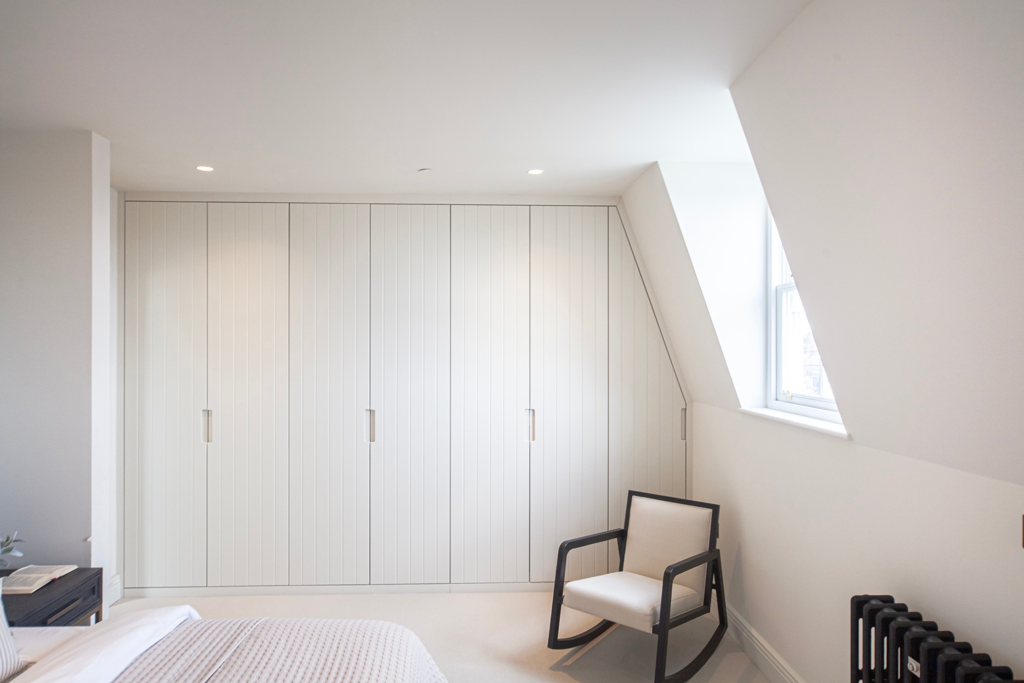 Fulham sprayed fitted loft wardrobes cupboards