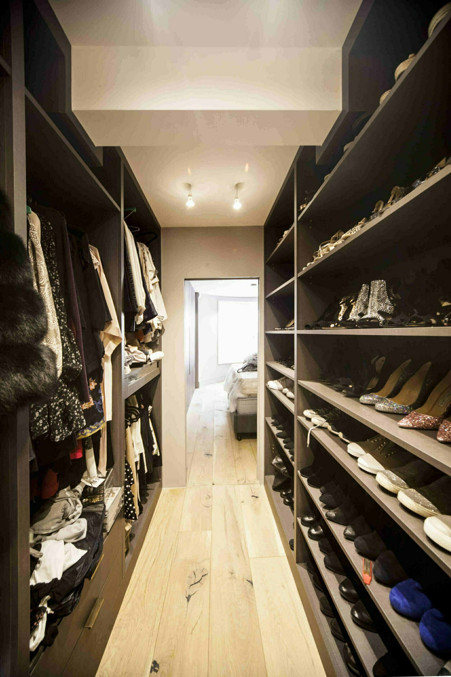 shoe storage walk in wardrobes London