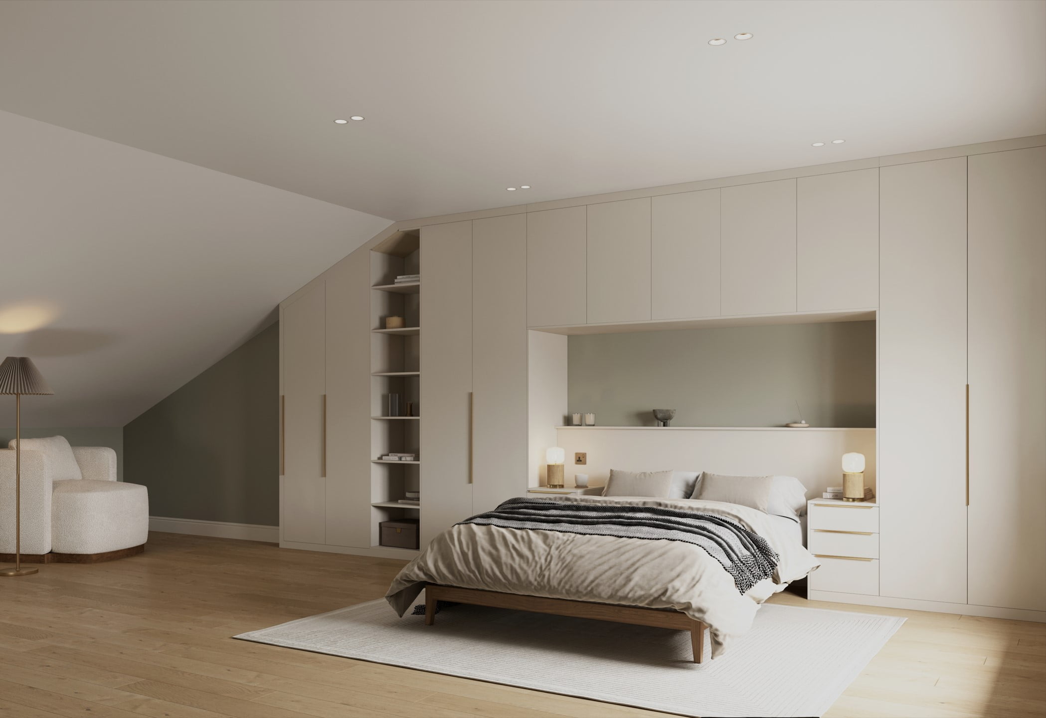 fitted over bed wardrobes