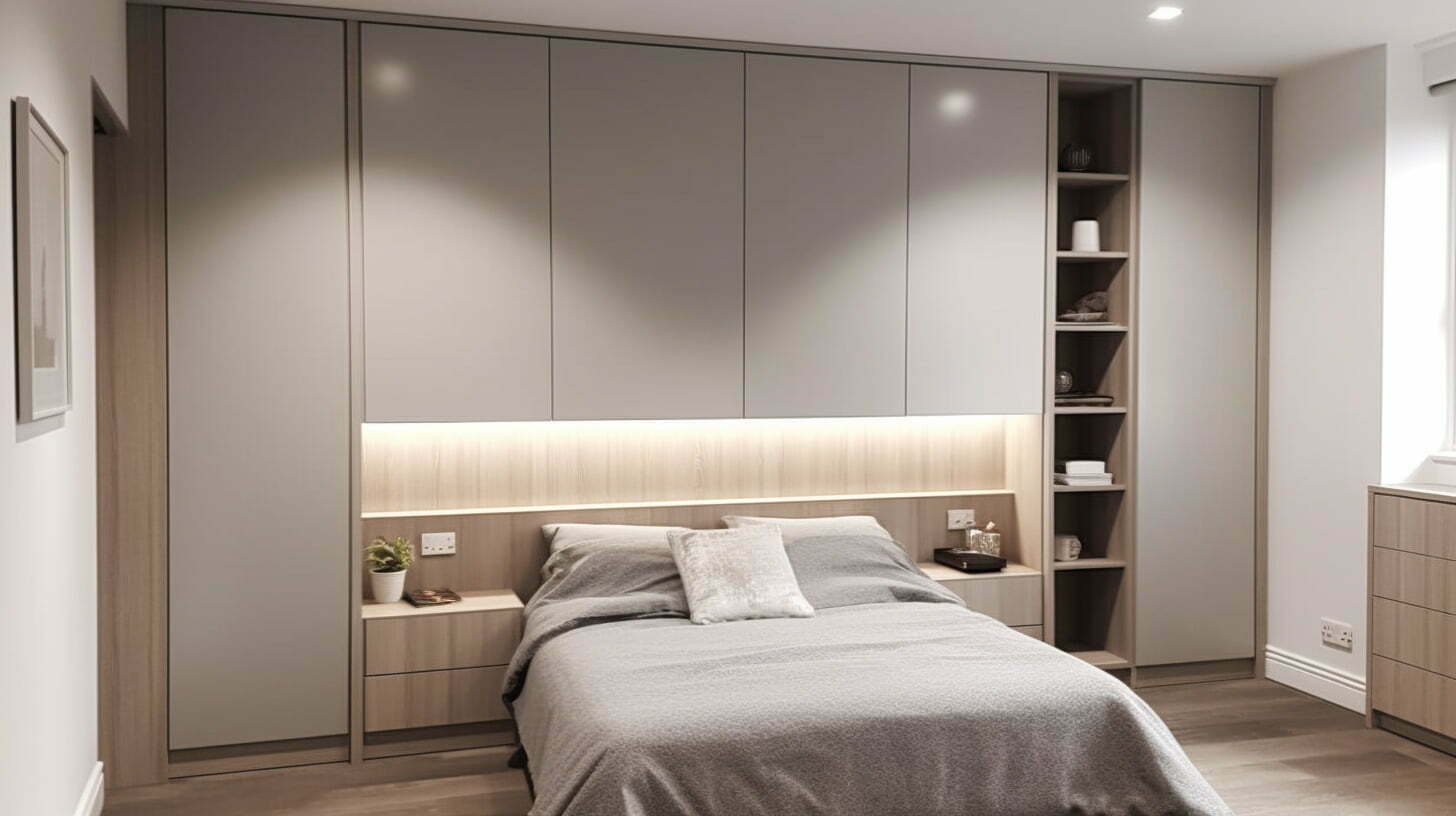 Modern over deals bed storage