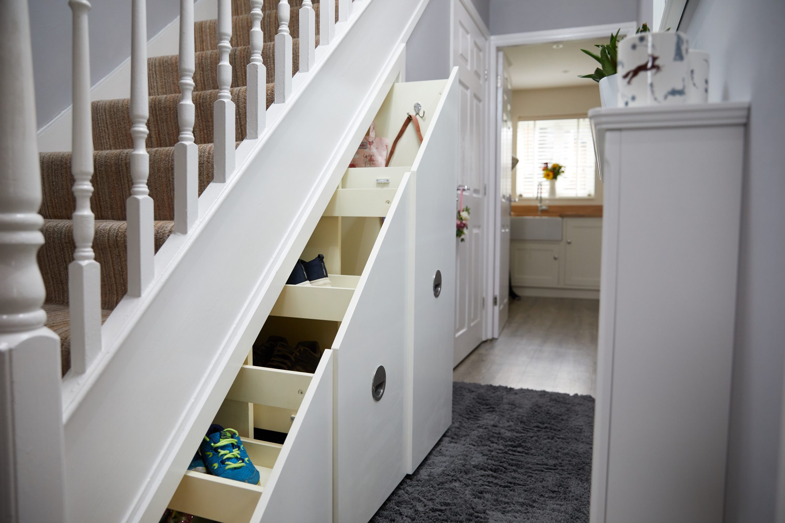 Under stairs storage · Fortschritt Bespoke Cabinetry