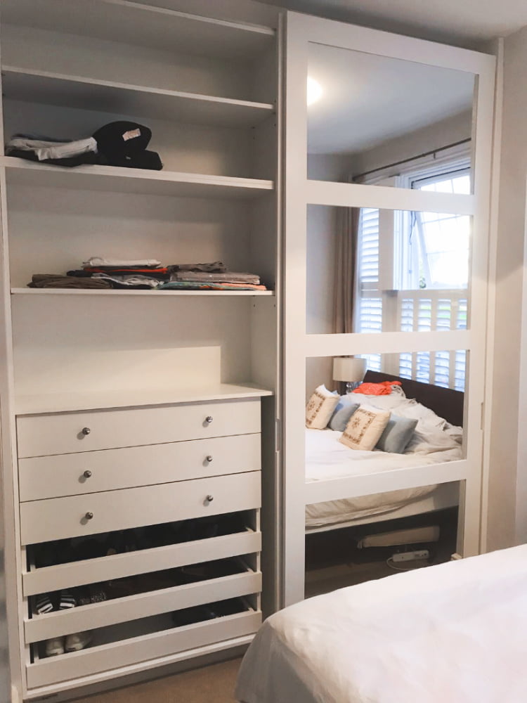 small room fitted wardrobes