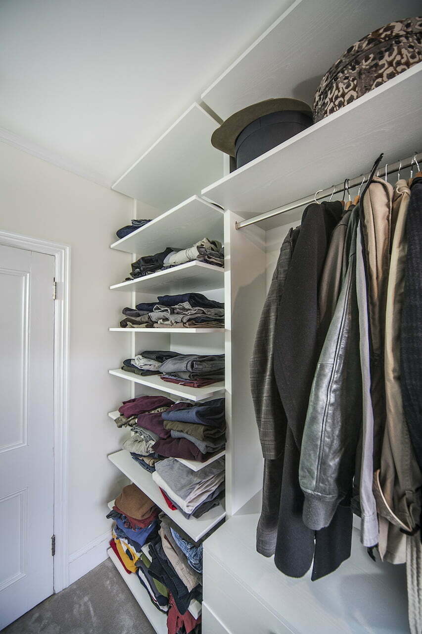 Modern fitted walk in wardrobes and bespoke dressing rooms, Wimbledon